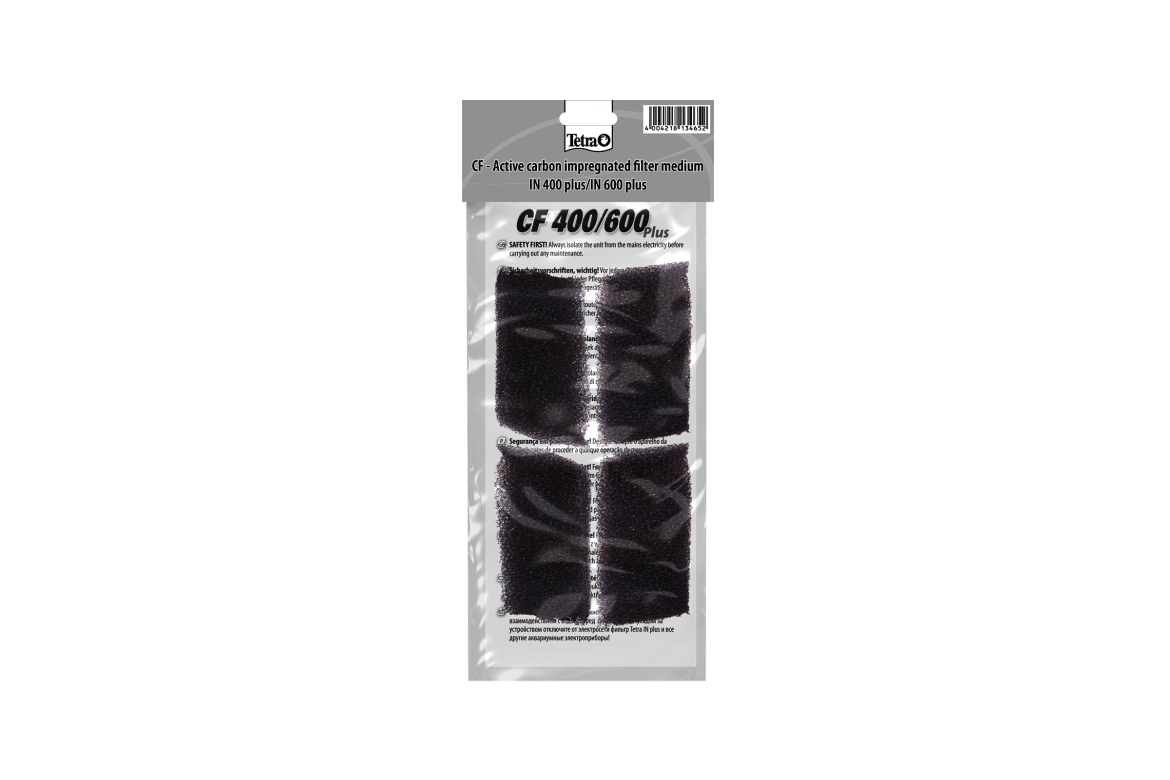 Tetra Carbon Filter CF 400/600 plus aktívszenes betét, 4 db