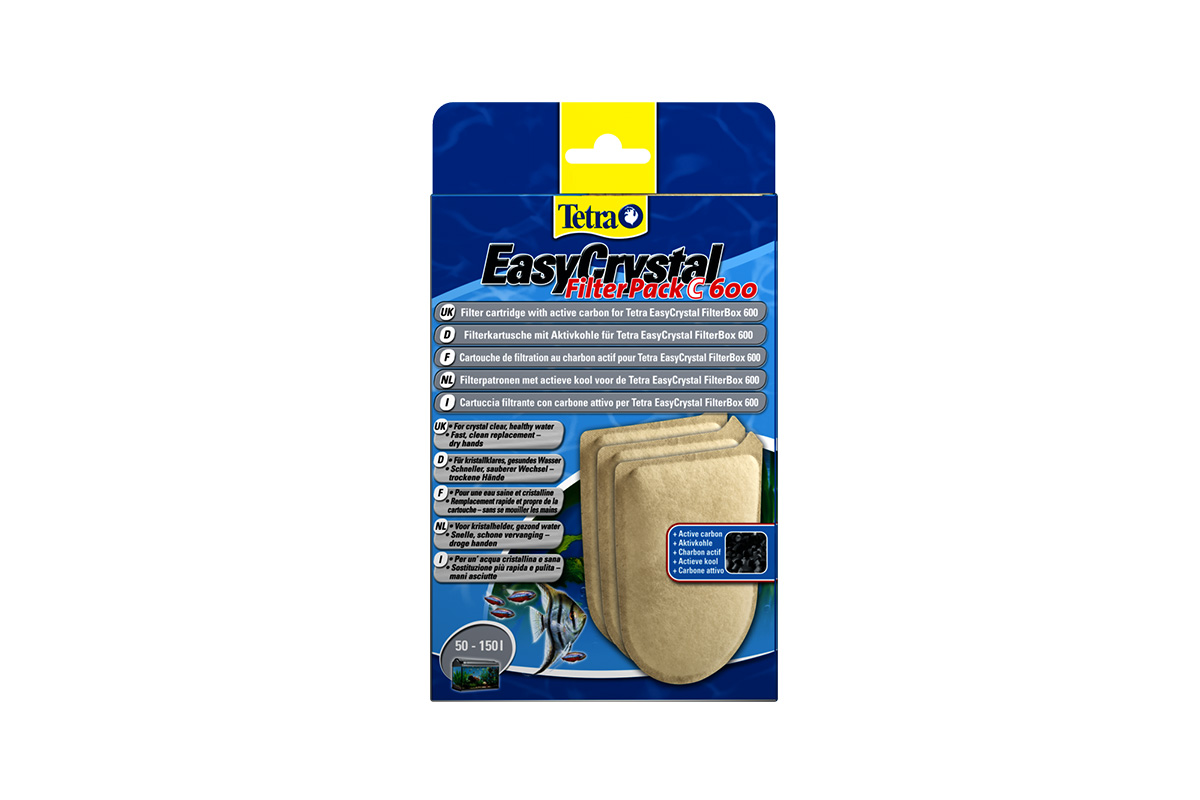 Tetra EasyCrystal® aktívszenes betét aktívszenes betét, 3 db