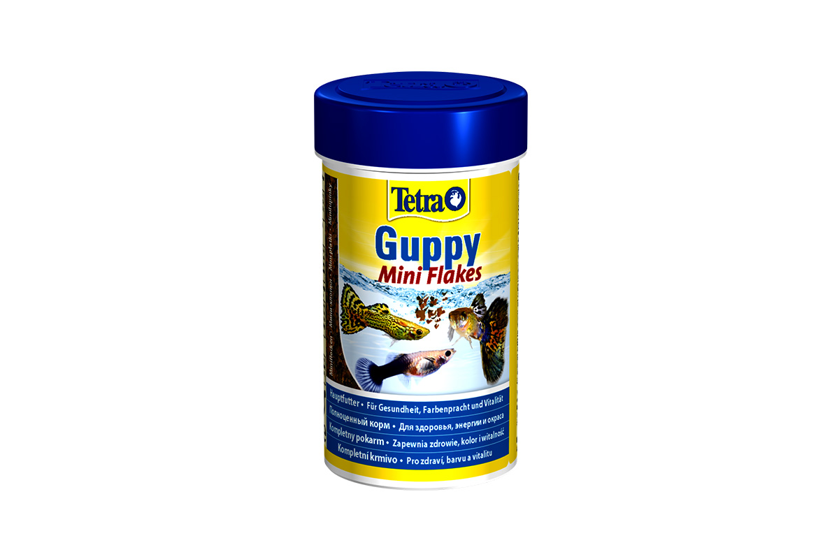 Tetra Guppy Mini Flakes, 100 ml