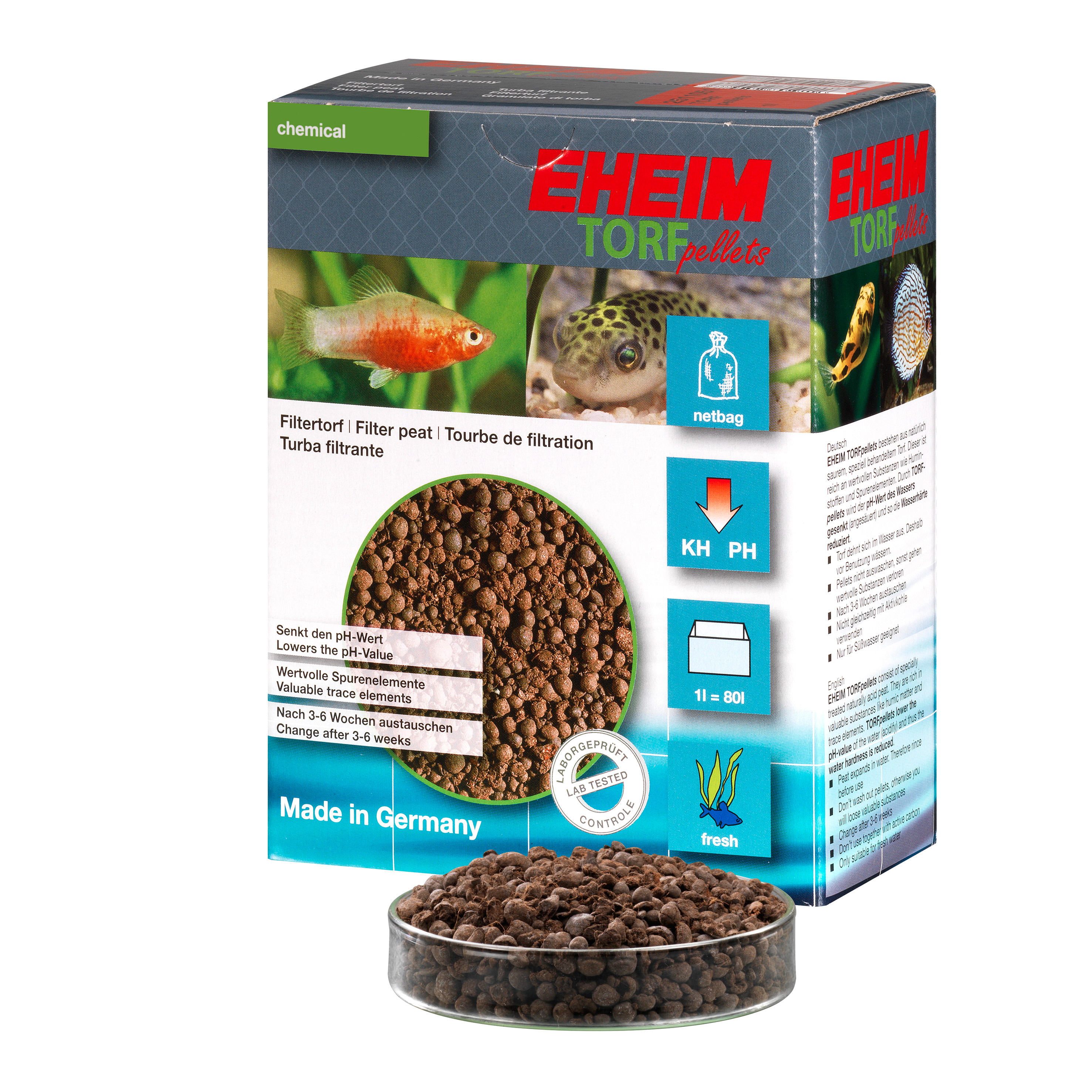 Eheim TORFpellets - tőzeg pellet szűrőanyag, 450 g
