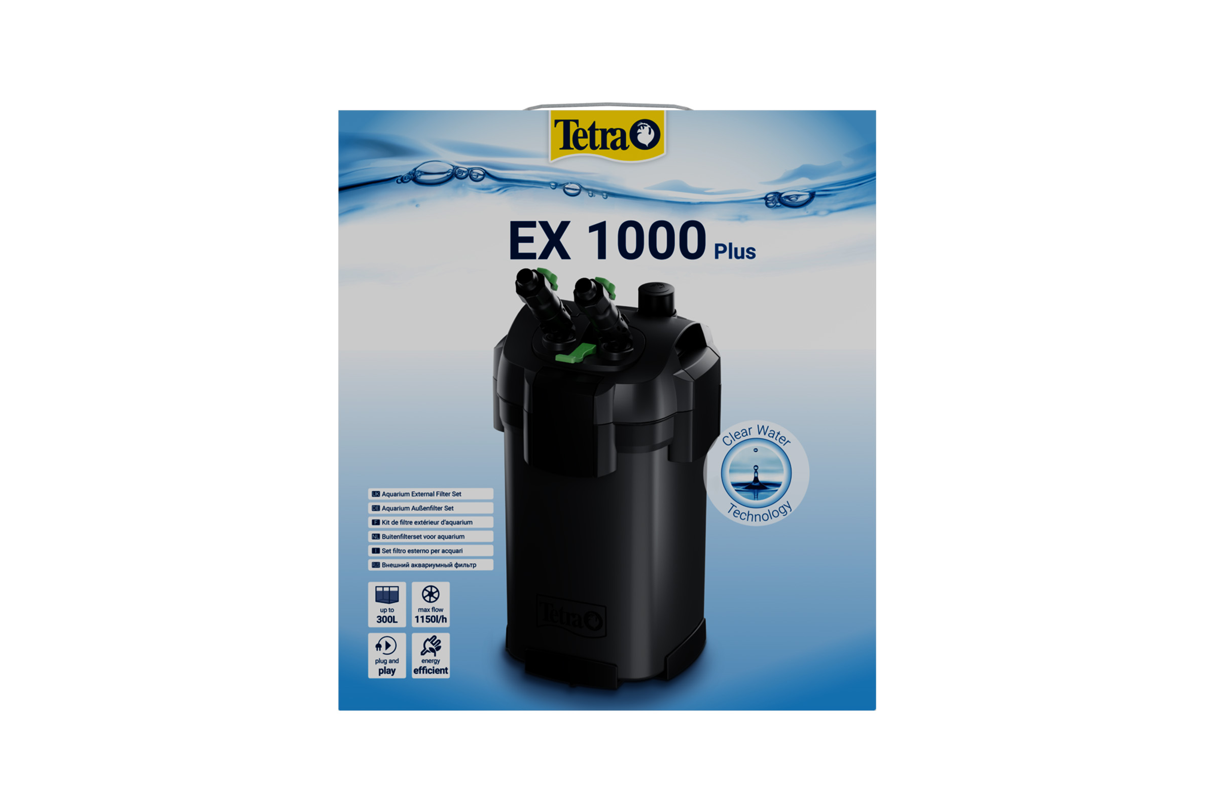 Tetra EX 1000 Plus II - külsőszűrő 150 - 300 L -ig