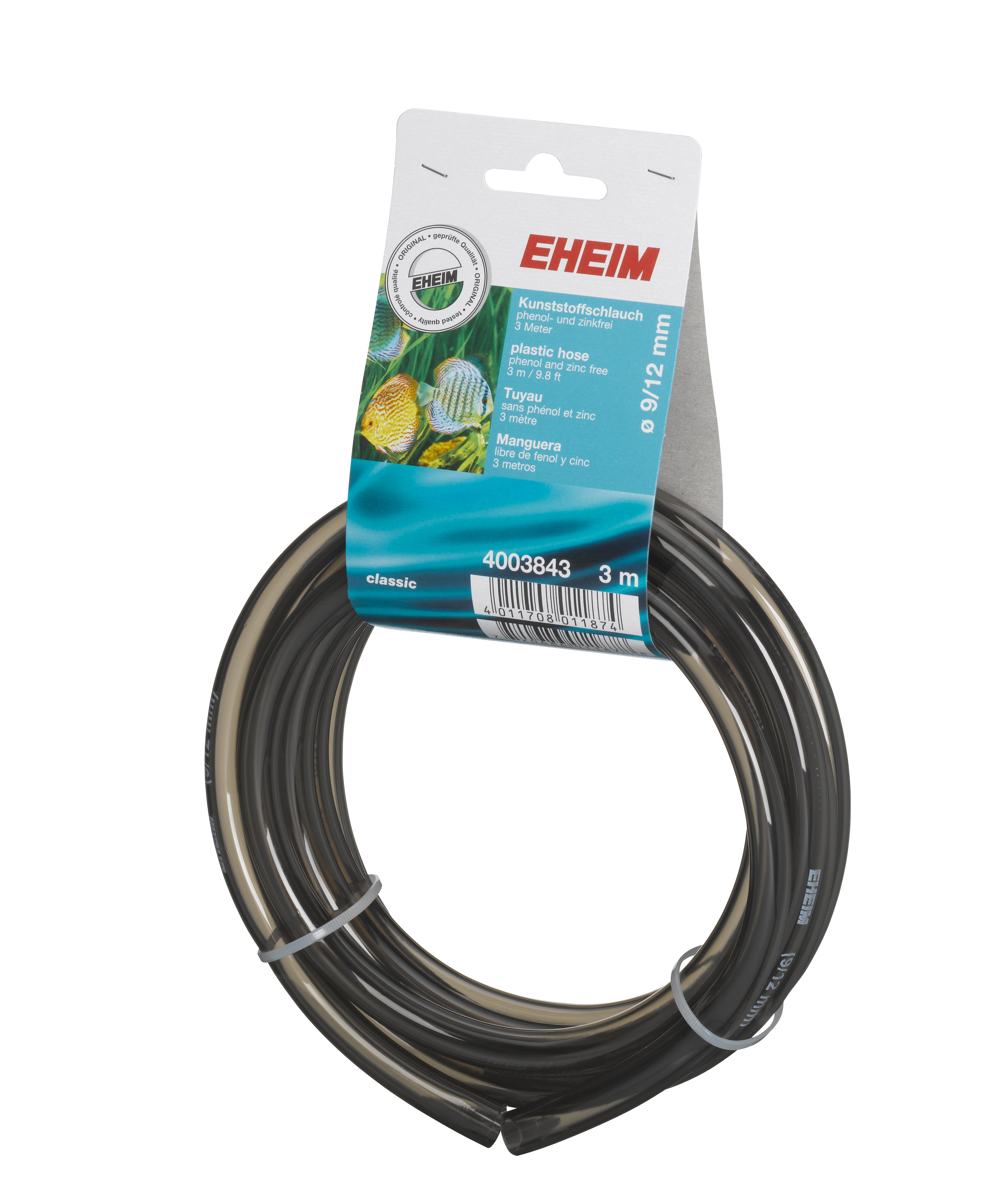 Eheim műanyag tömlő, 3 m, 9/12 mm, antracit