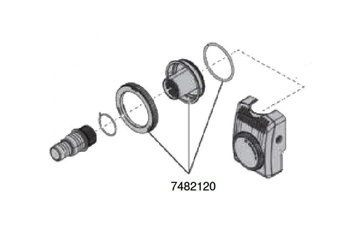 Eheim komplett szivattyúfedél compactOn 2100/FLOW 2500 -hoz