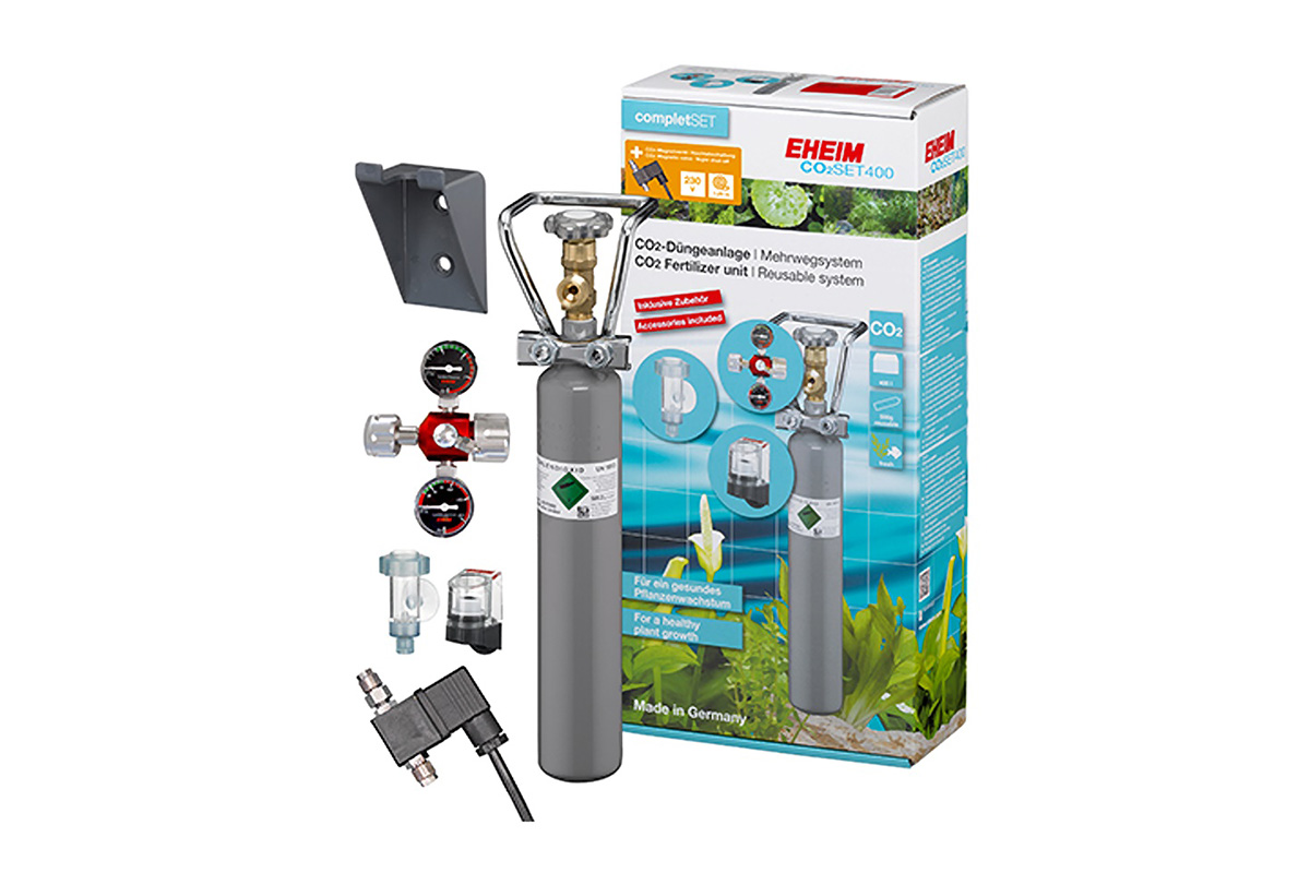 Eheim CO2-SET 400, újrahasználható rendszer, 500 g