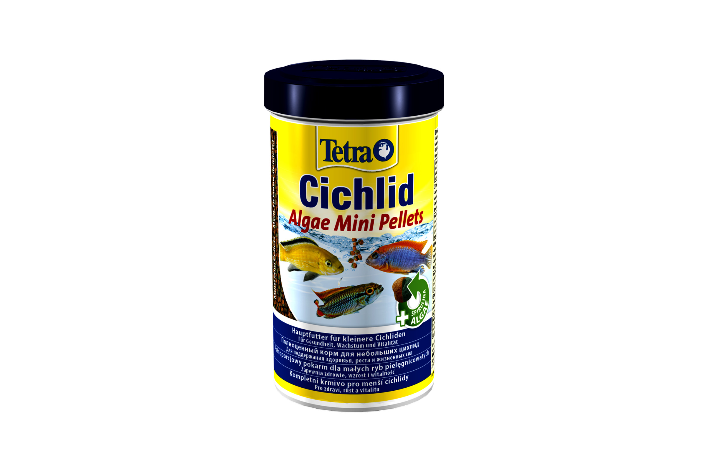 Tetra Cichlid Algae Mini Pellets, 500 ml