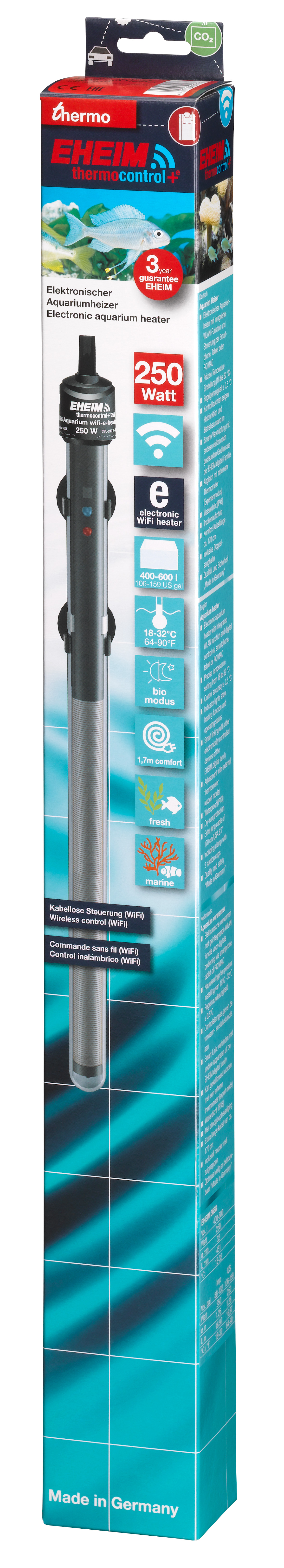 Eheim thermocontrol+ e wifis akváriumi fűtő 250