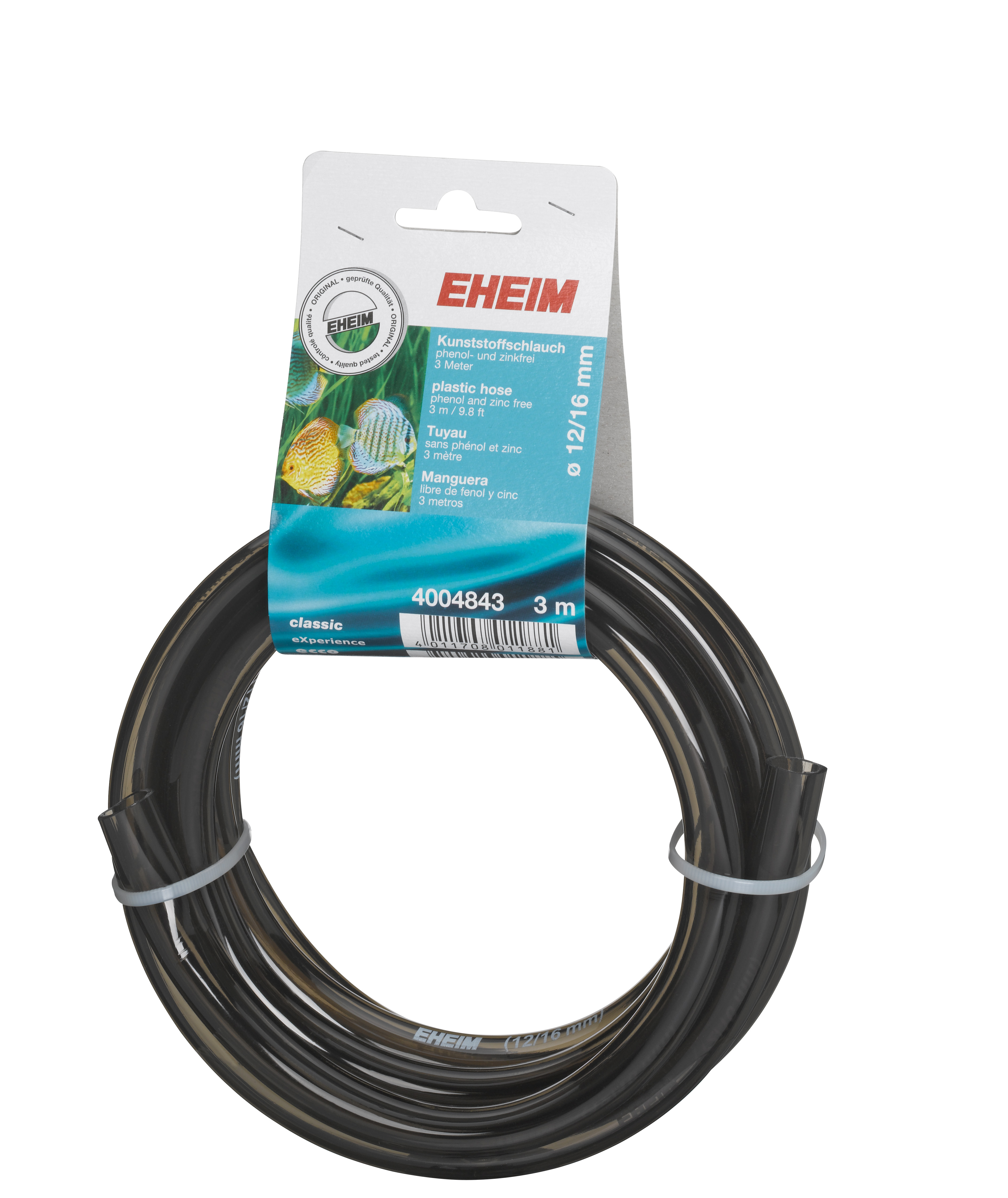 Eheim műanyag tömlő, 3 m, 12/16 mm, antracit