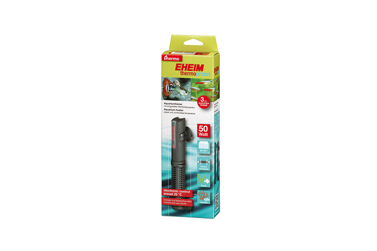 Eheim thermopreset akváriumi fűtő 50 W, 25-60 l
